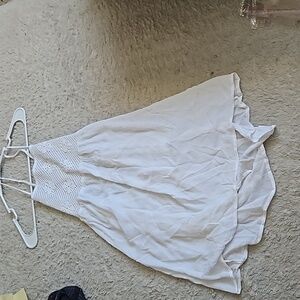White tie back top for women